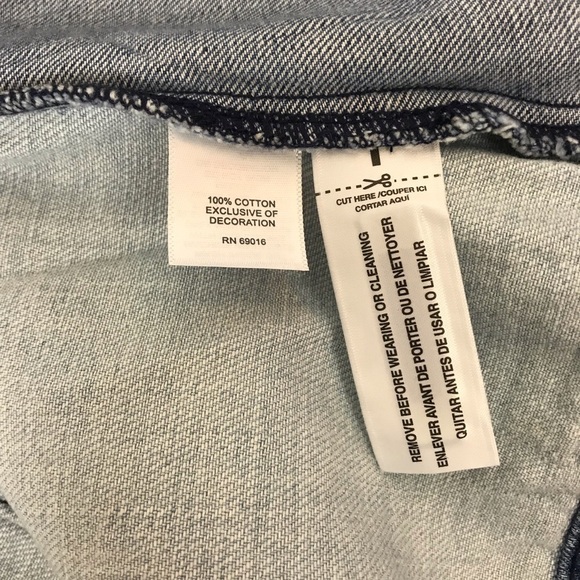 Relativity Beaded Floral Denim Jean Jacket Medium - Picture 6 of 7